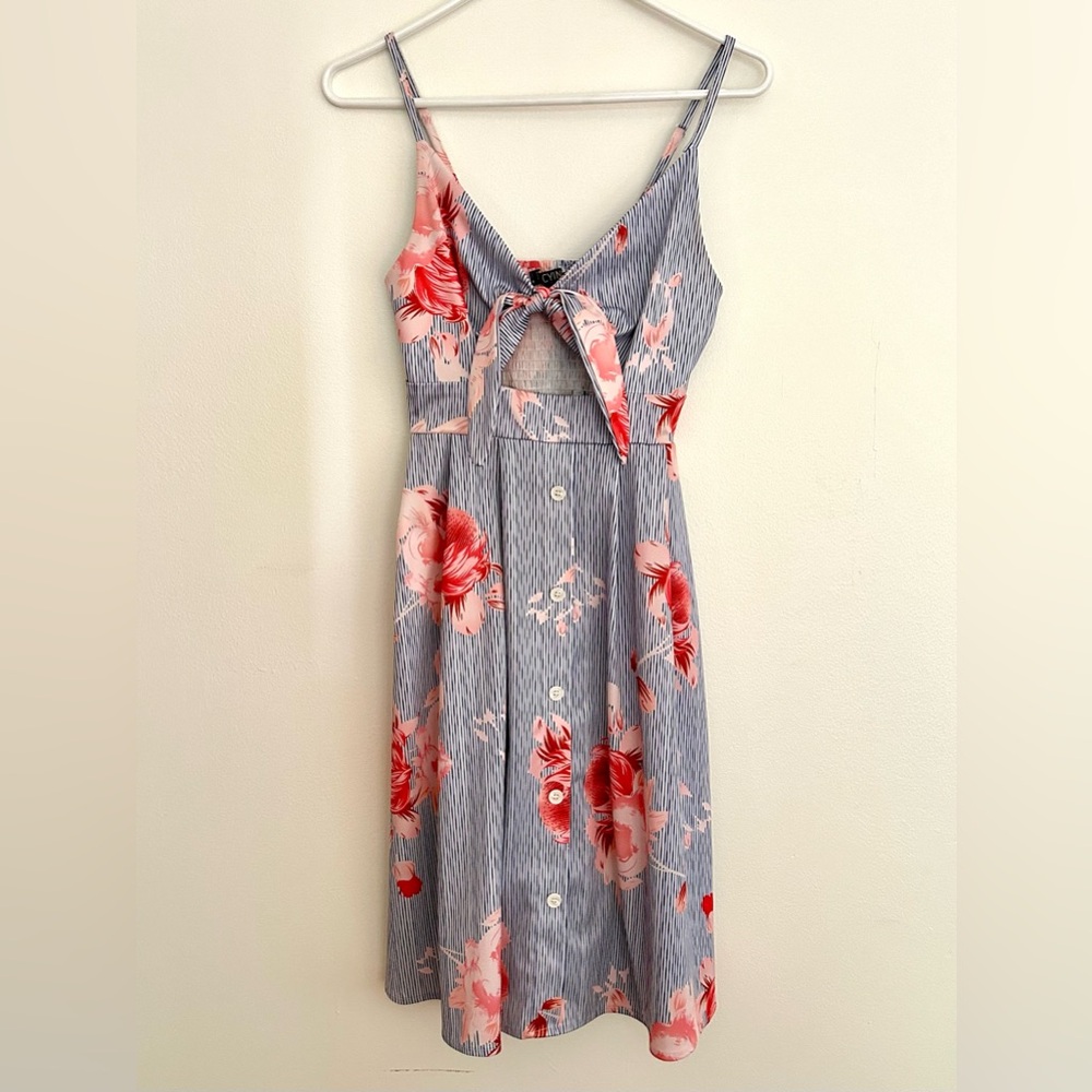 FancyInn: New York London Striped Sundress